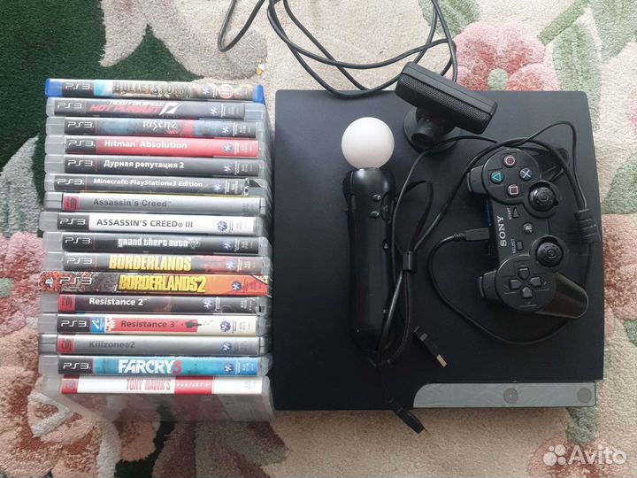 Игровые приставки ps3 прошитые и аксессуары к ним