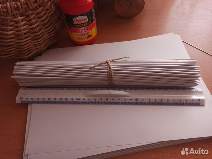 Бумажная лоза для плетения