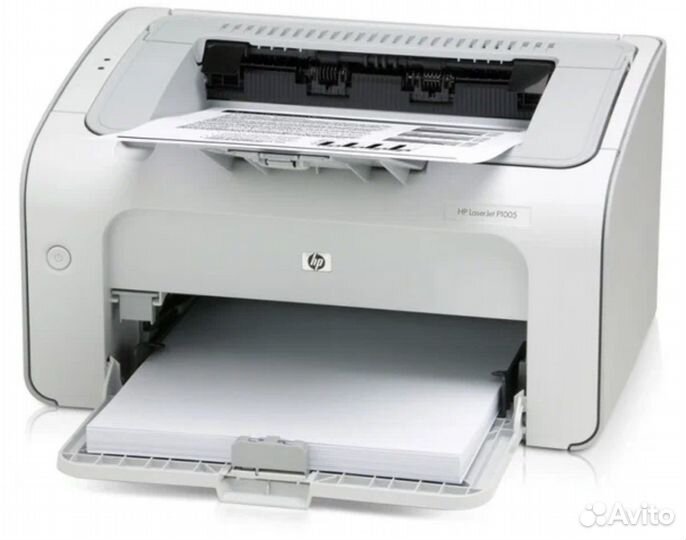 Принтер лазерный HP LaserJet P1005, ч/б, A4