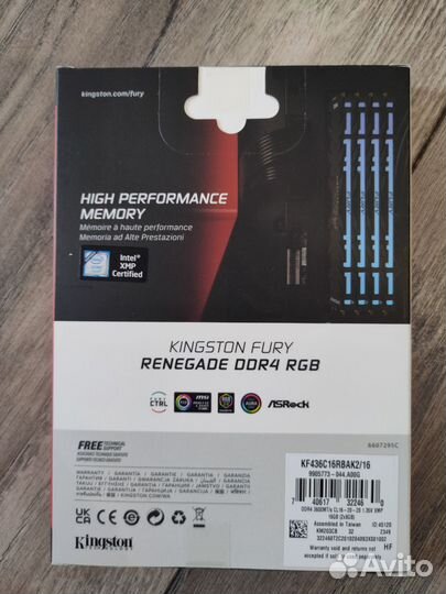 Kingston fury renegade ddr4 16gb