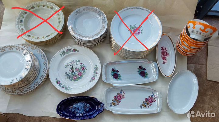 Тарелки винтажные Чехословакия, гдр, Дулево и др