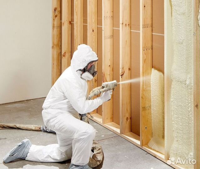 Утепление ППУ пенополиуретаном