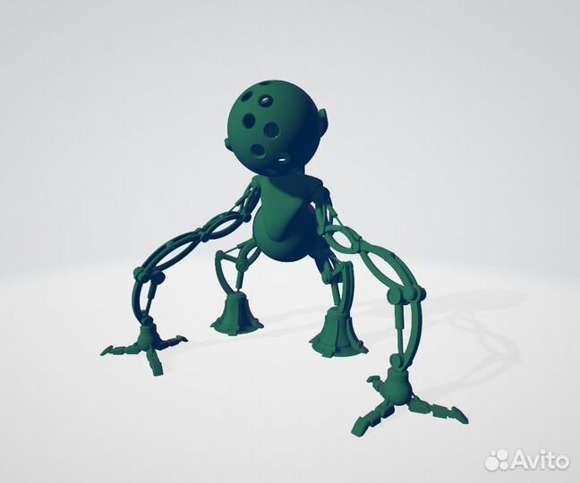 STL модель робота 