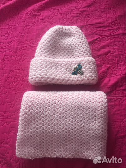 Комплект шапка+снуд