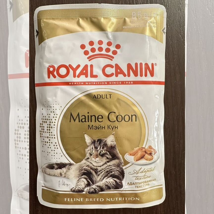 Royal canin maine coon, влажный корм 28 шт