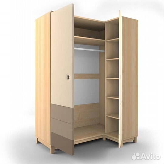 Шкаф угловой «Гармошка» Робин Wood