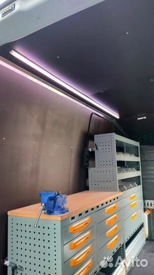 Оснащение фургона автомобиля