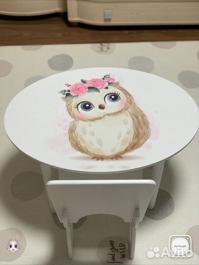 Детский стол и стул новый комплект