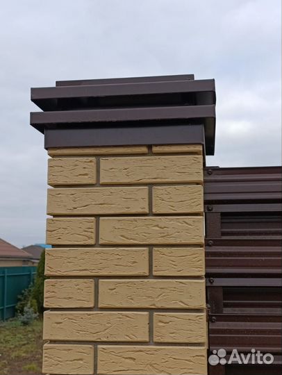 Колпаки для столбов забора