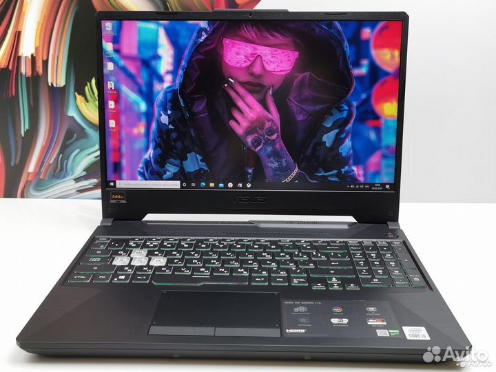 Asus TUF15 8 ядер core i5 144Hz 8GB GTX1650Ti SSD