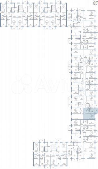 1-к. квартира, 52,7 м², 2/7 эт.