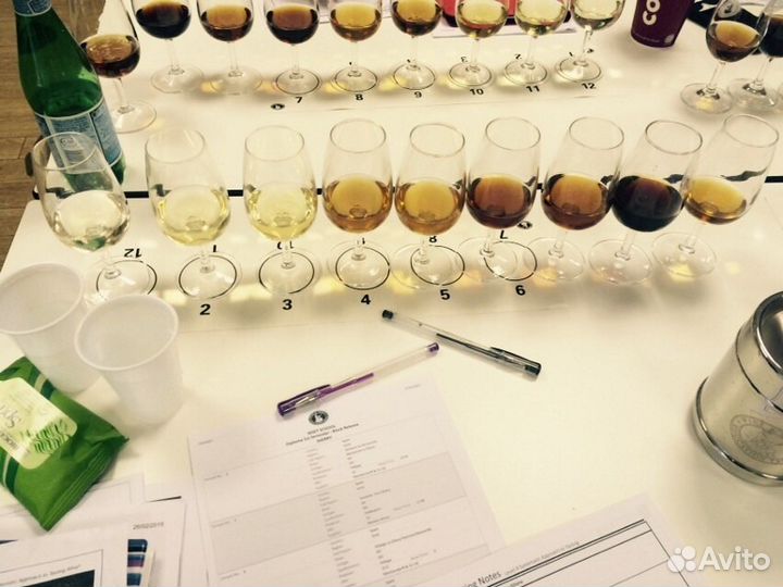 Услуги сомелье, дегустации