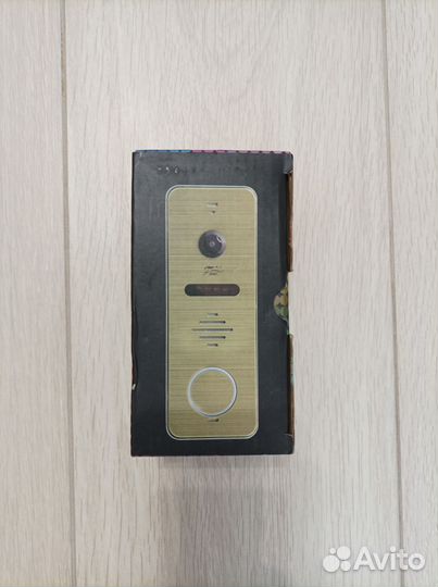 Новая вызывная видео панель FOX FX-CP27 золотистая