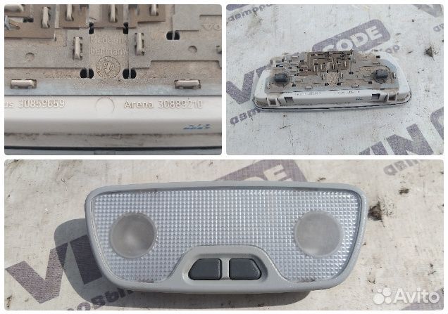 Плафон салонный задний Volvo S40