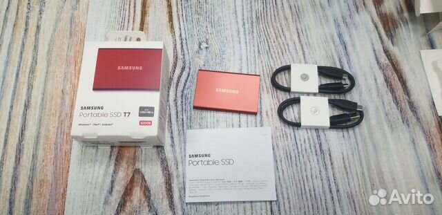 Samsung Портативный SSD T7 USB 3.2 500GB объявление продам