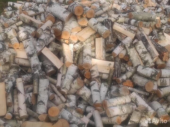 Дрова колотые и в пеньках