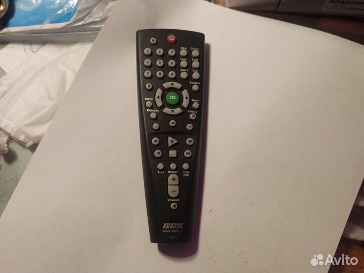 Пульт ду BBK DVD RC 116
