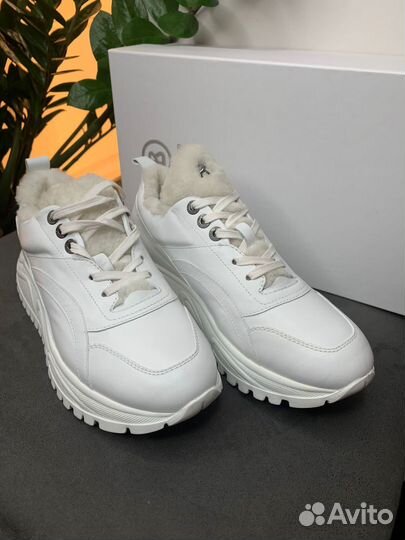 Кроссовки 40 Bogner зима нат кожа нат мех