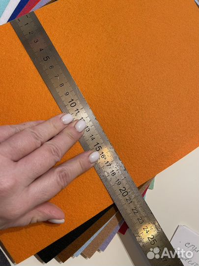 Фетр жесткий и мягкий для рукоделия цветной А4