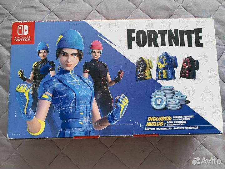 Новая Прошитая Nintendo Switch Fortnite Hwfly