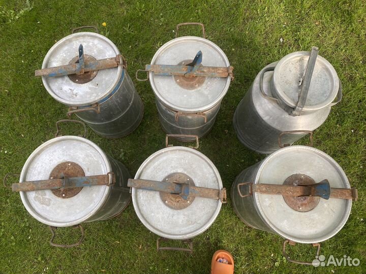 Фляга аллюминиевый бедон 6 шт