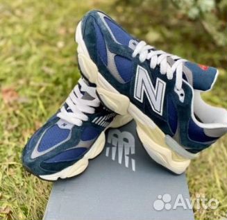 Синие New Balance 9060 GoreTex