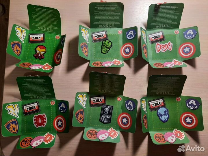 Начивки Марвел из Пятёрочки