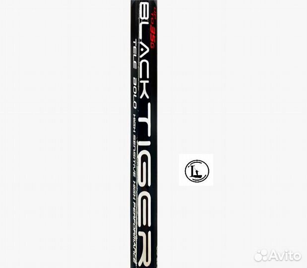 Удилище kaida black tiger 6 м без колец