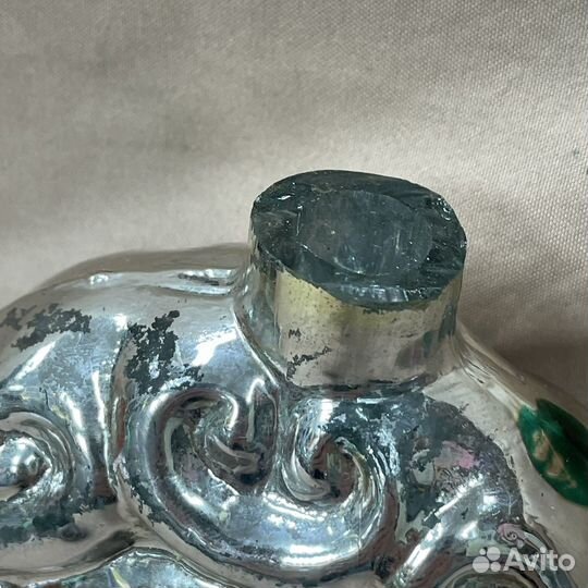 Кремлевская елочная игрушка «Часы» 1950-е (сзр)