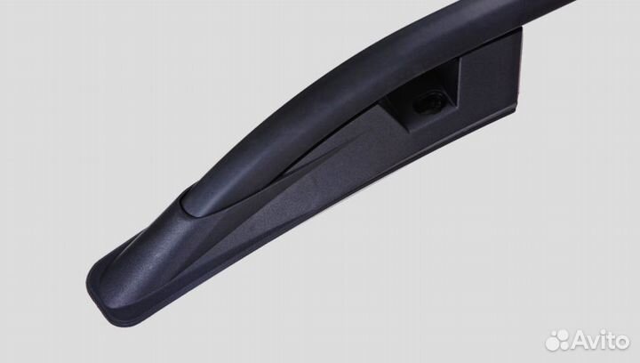 Рейлинги с поперечиной toyota hilux 4-15г черные