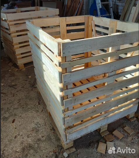 Ящик деревянный для хранения овощей