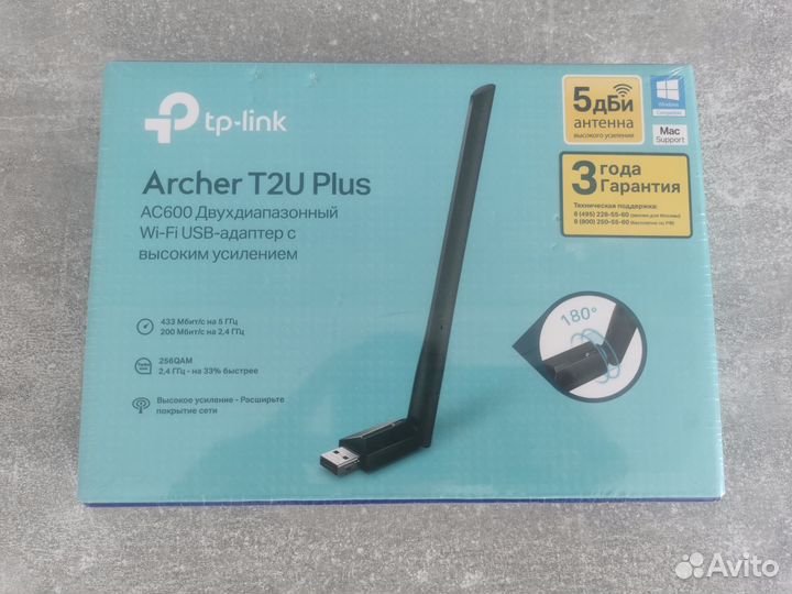 Tp-link Archer T2U plus, Wi-Fi адаптер