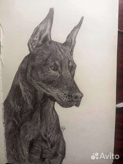 Портрет карандашом на заказ