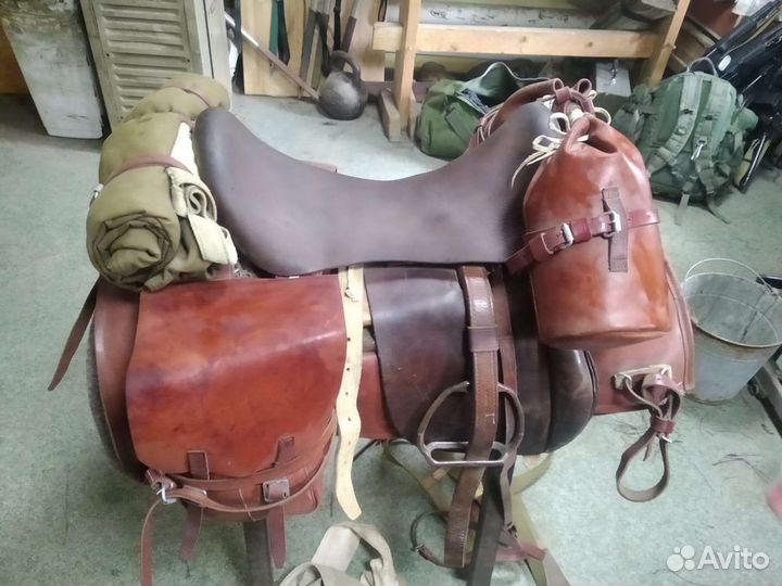 Комплект кавалерийского драгунского седла СССР