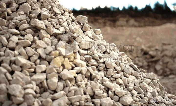 Щебень доломитный