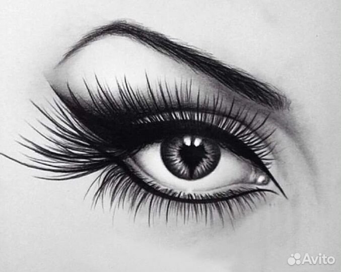 Наращивание ресниц мужское и женское