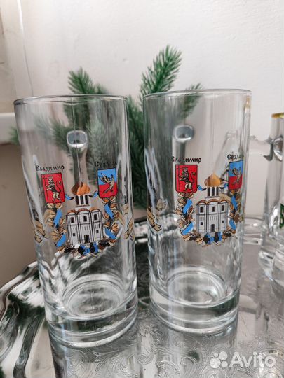 Пивные кружки Хейнекен Суздаль Бочкарев