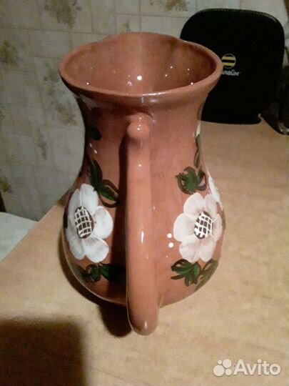 Большой кувшин глиняный СССР