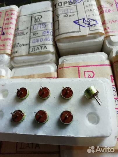 Продам радиодетали Резисторы сп 5-16 вг 0.05 вт