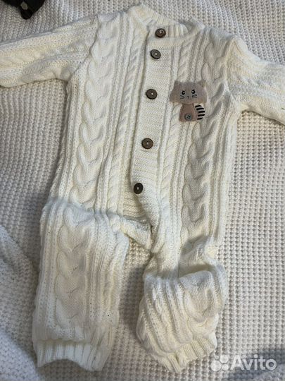 Теплый костюм на девочку 56-62