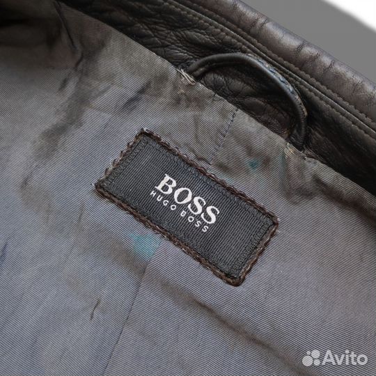 Кожаная куртка Hugo Boss оригинал