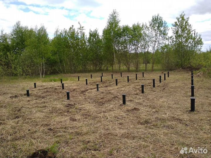 Винтовые сваи под ключ установка