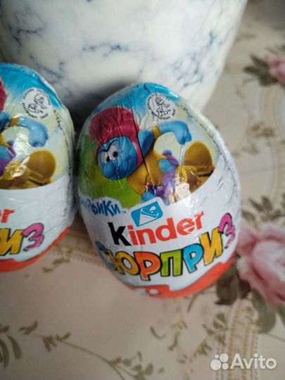 Смурфики из киндер 2022