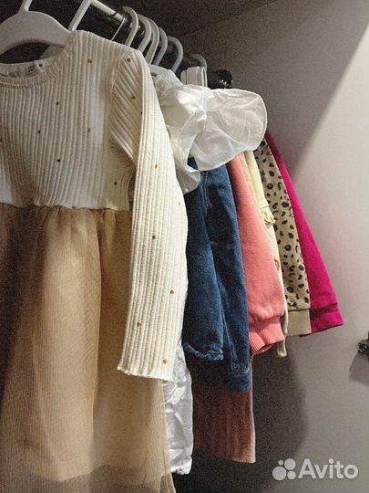 Вещи пакетом для девочки 92р zara hm baby go