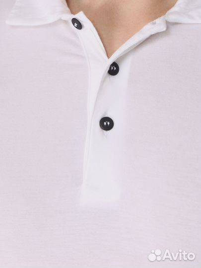 Поло однотонное Canali