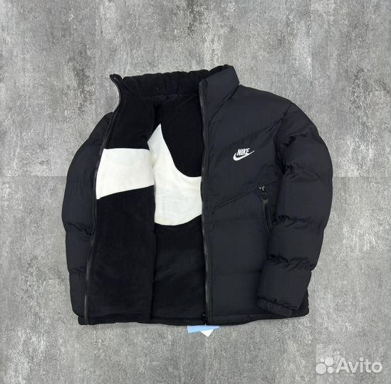 Куртка пуховик Nike двусторонний