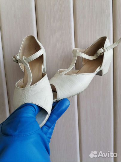 Детские туфельки для бальных танцев. Размер 19