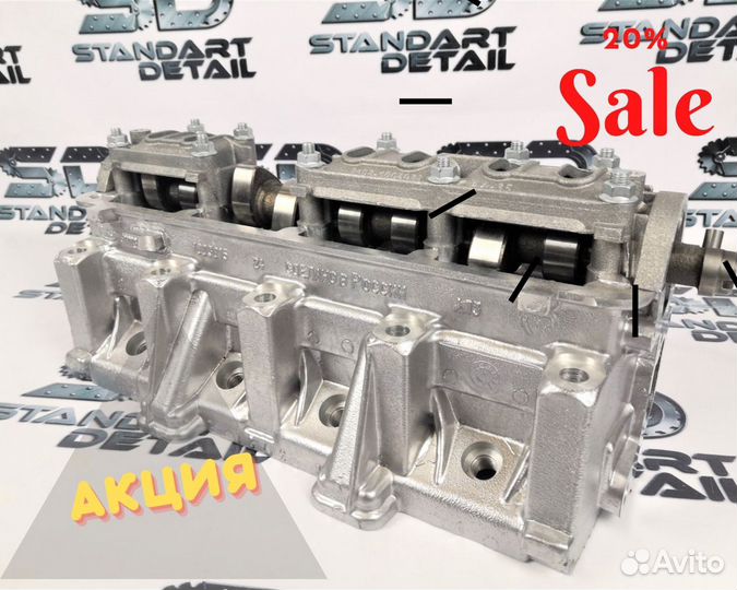 Головка блока 11183 цилиндров гбц 2110, Калина