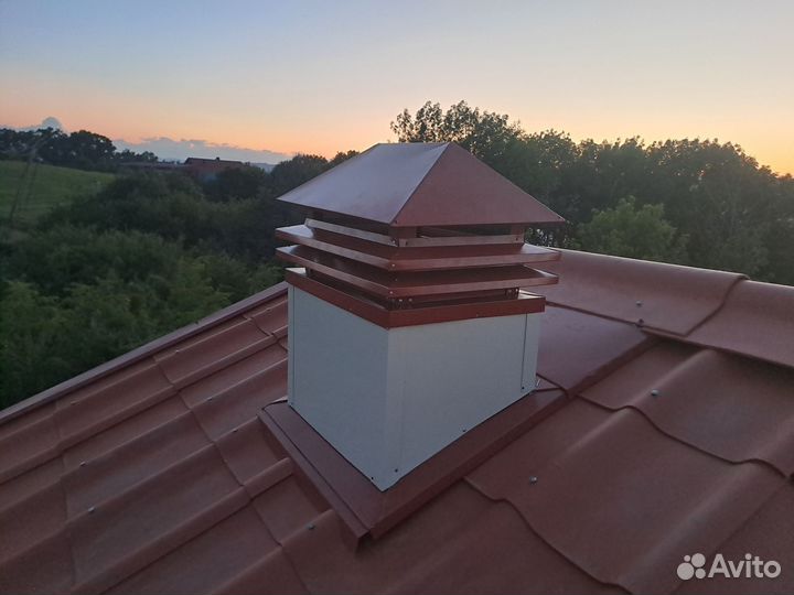 Доборные элементы кровли, колпаки, дымники, откосы