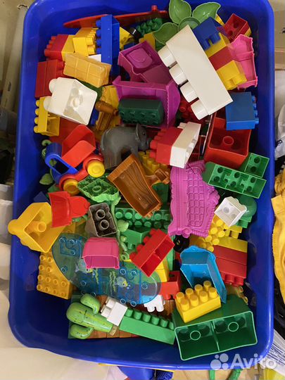 Lego duplo + обычный конструктор